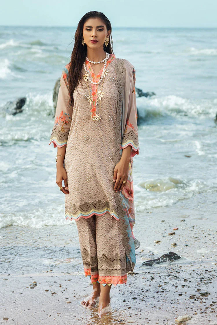 Picture of Charizma - Basant Embroidered Printed Lawn Collection Vol 1 - BAS5-10 - Unstitched - Available at Raja Sahib