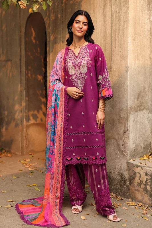 Picture of Charizma - Basant Embroidered Printed Lawn Collection Vol 1 - BAS5-04 - Unstitched - Available at Raja Sahib