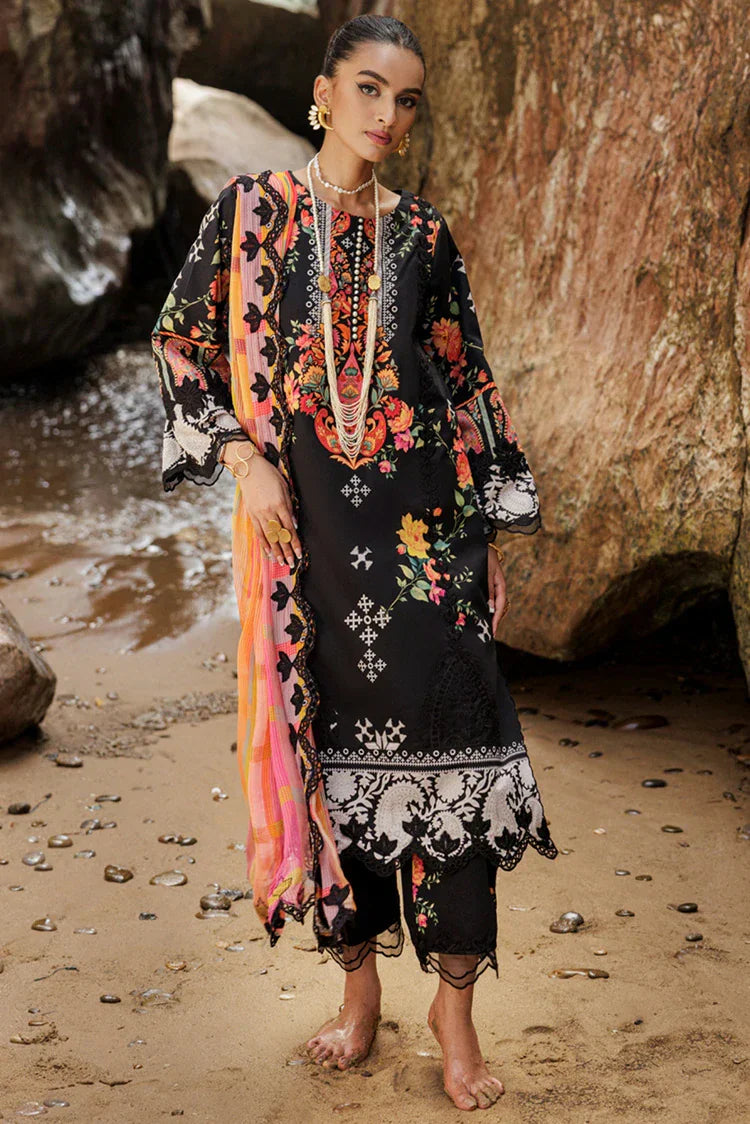 Picture of Charizma - Basant Embroidered Printed Lawn Collection Vol 1 - BAS5-07 - Unstitched - Available at Raja Sahib