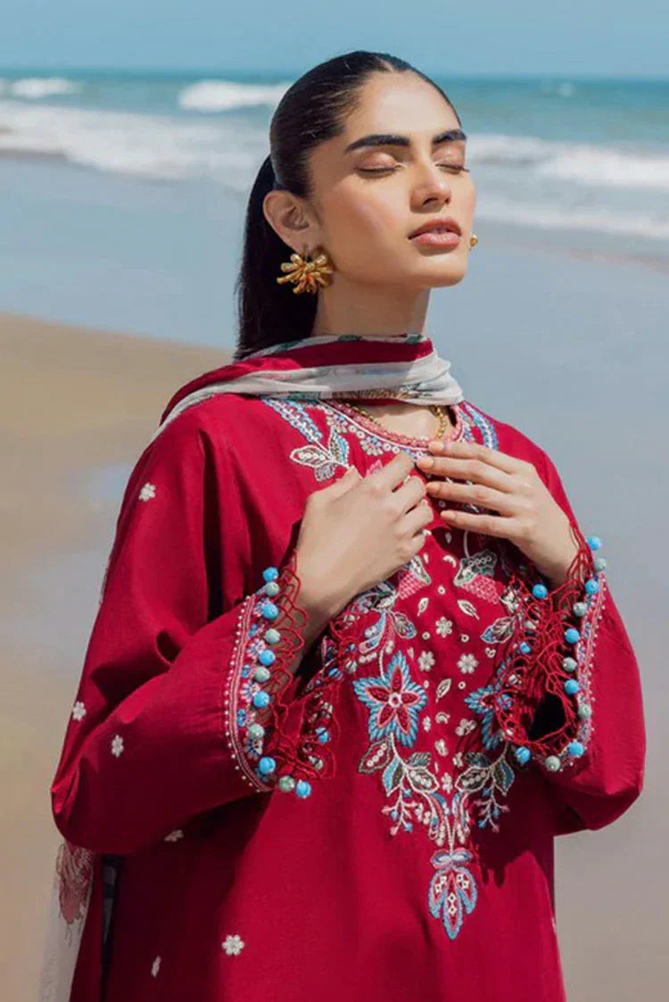 Picture of Sadaf Fawad Khan - Everyday Print Embrodiery Collection - 10 Floral Paisley - Unstitched - Available at Raja Sahib