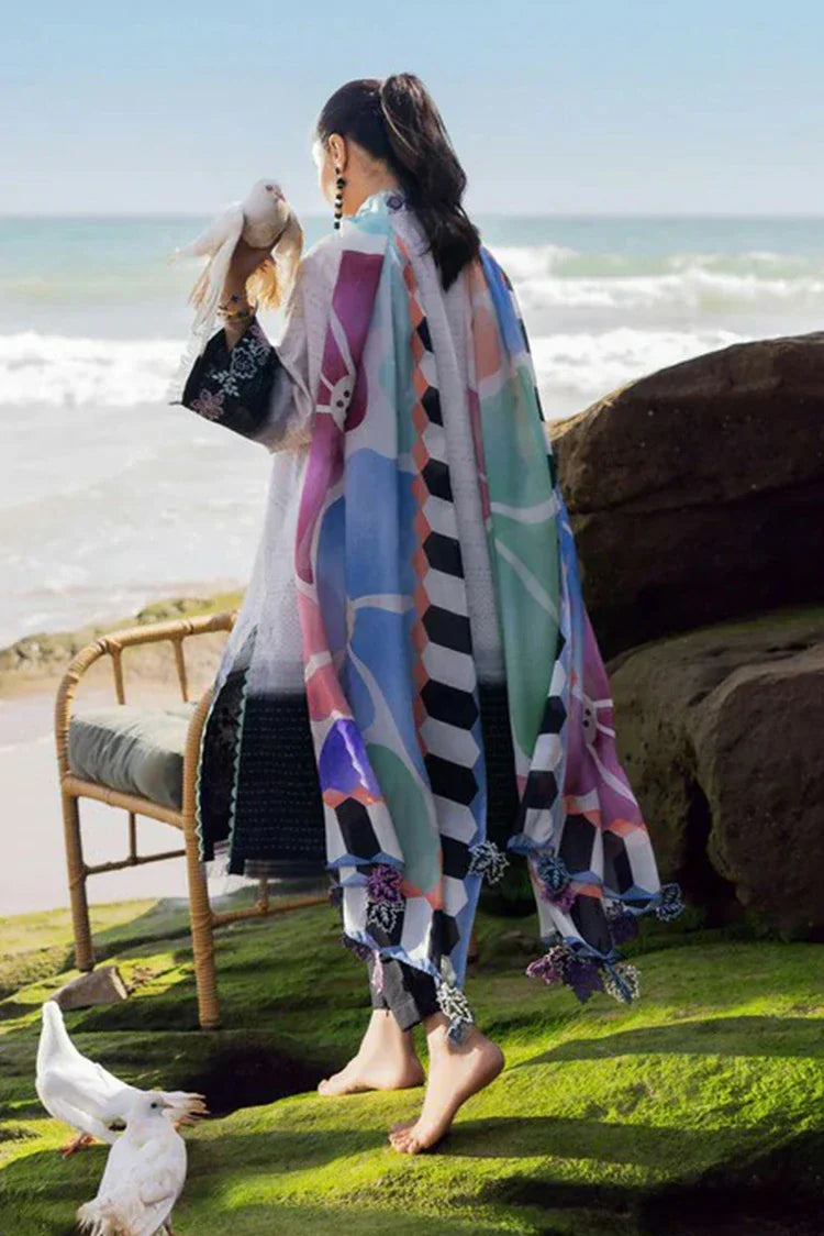 Picture of Sadaf Fawad Khan - Everyday Print Embrodiery Collection - 01 Kantha Rose - Unstitched - Available at Raja Sahib