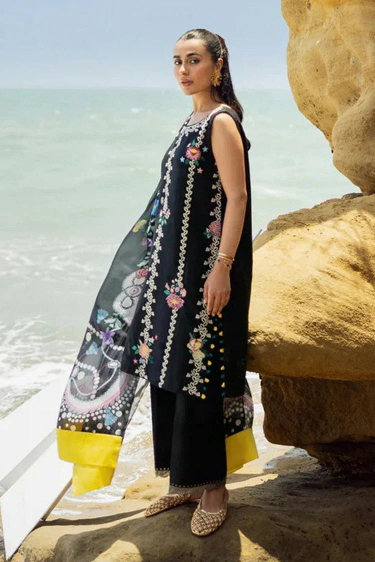 Picture of Sadaf Fawad Khan - Everyday Print Embrodiery Collection - 08 Luna - Unstitched - Available at Raja Sahib