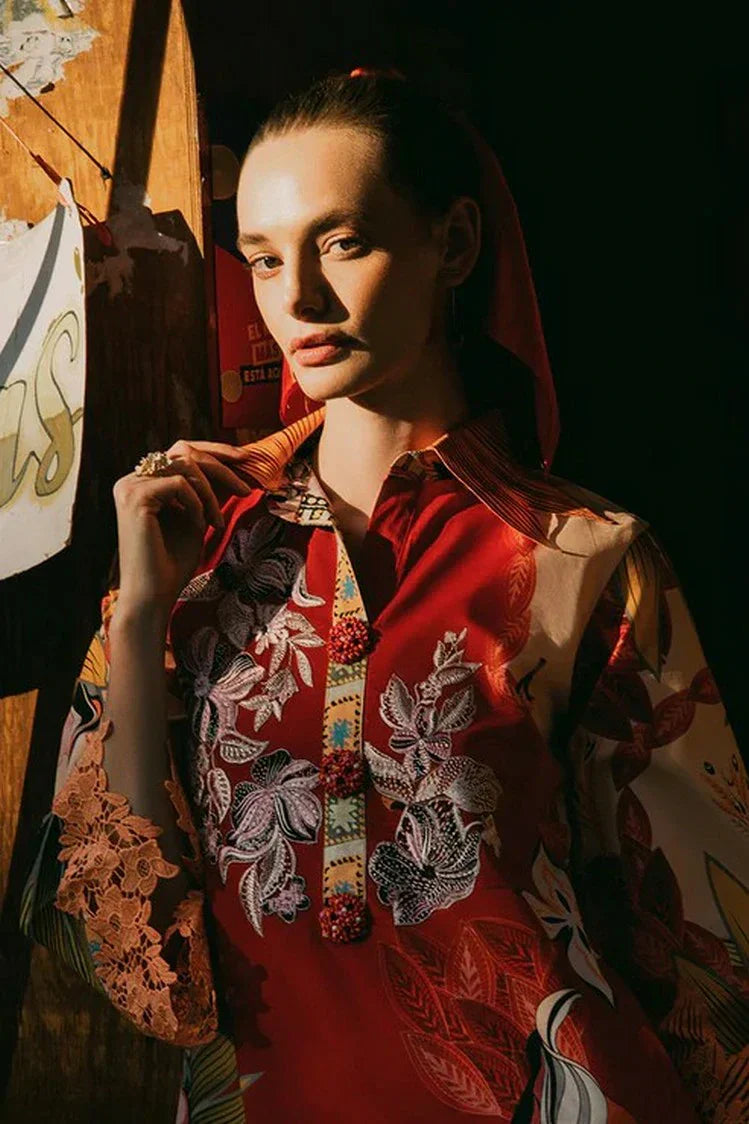 Picture of Mushq - La Dolce Hemline Prints Vol 2 - 4B Ride Vineyard - Unstitched - Available at Raja Sahib