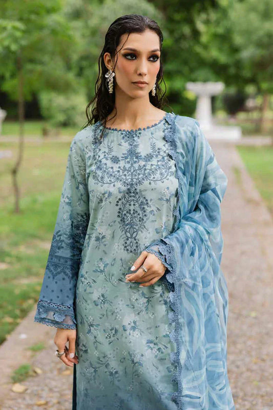 Picture of Nureh - Daily Delights Printed Chikankari Lace Collection - DD-10 - Unstitched - Available at Raja Sahib