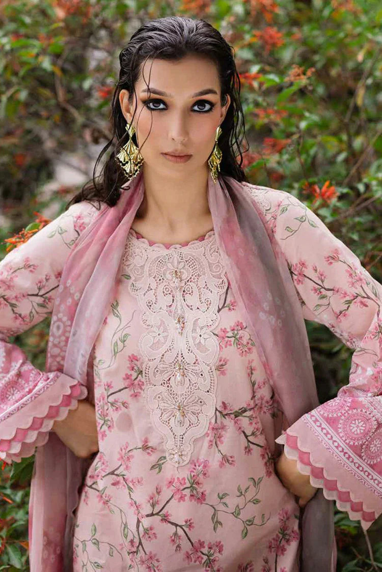 Picture of Nureh - Daily Delights Printed Chikankari Lace Collection - DD-01 - Unstitched - Available at Raja Sahib