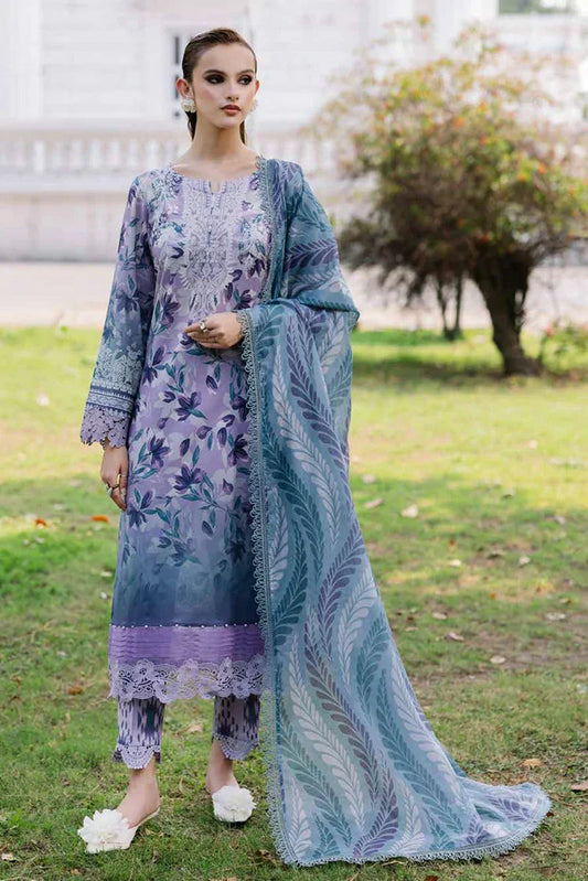 Picture of Nureh - Daily Delights Printed Chikankari Lace Collection - DD-02 - Unstitched - Available at Raja Sahib