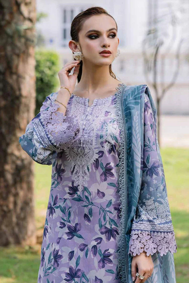 Picture of Nureh - Daily Delights Printed Chikankari Lace Collection - DD-02 - Unstitched - Available at Raja Sahib