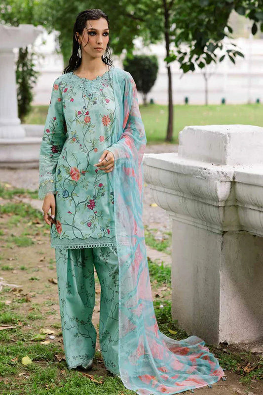 Picture of Nureh - Daily Delights Printed Chikankari Lace Collection - DD-03 - Unstitched - Available at Raja Sahib