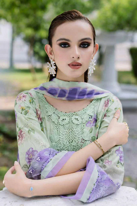 Picture of Nureh - Daily Delights Printed Chikankari Lace Collection - DD-08 - Unstitched - Available at Raja Sahib