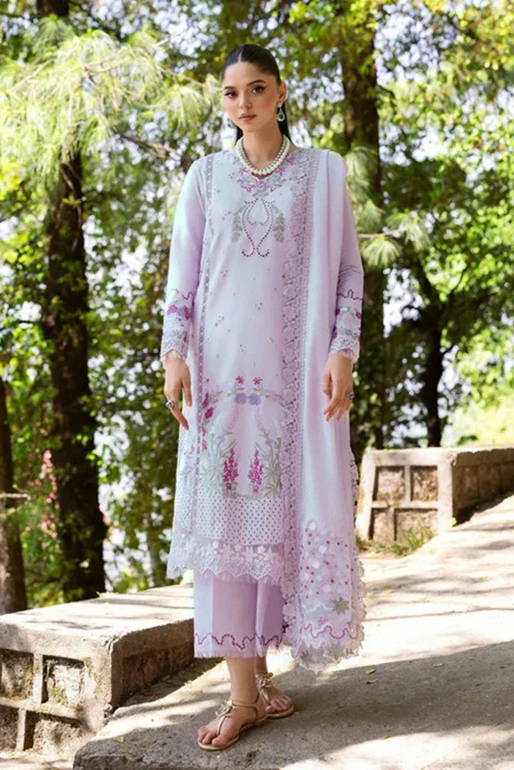 Picture of Saira Shakira - Bloom Luxury Eid Lawn Collection - FAYE 7A - Unstitched - Available at Raja Sahib