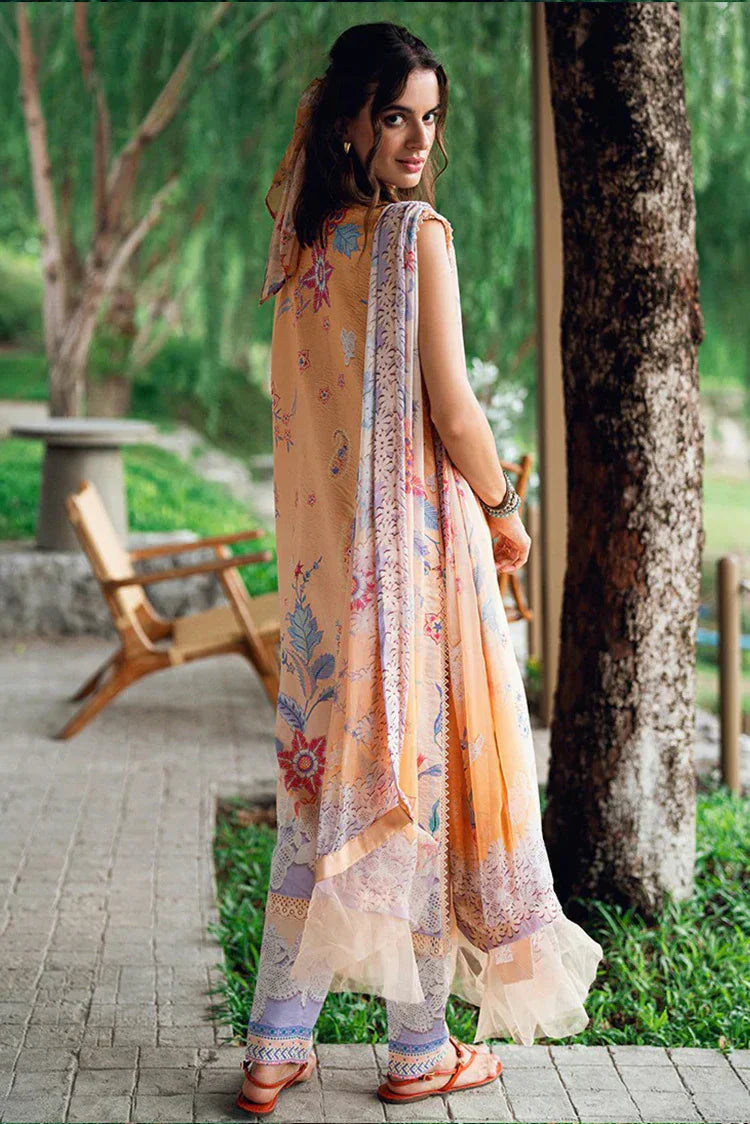 Picture of Roheenaz - Garden Veil Printed Lawn Collection - 2B Oral Whim - Unstitched - Available at Raja Sahib