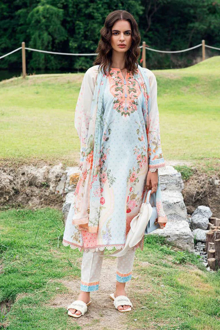 Picture of Roheenaz - Garden Veil Printed Lawn Collection - 7A Cloudberry Glaze - Unstitched - Available at Raja Sahib
