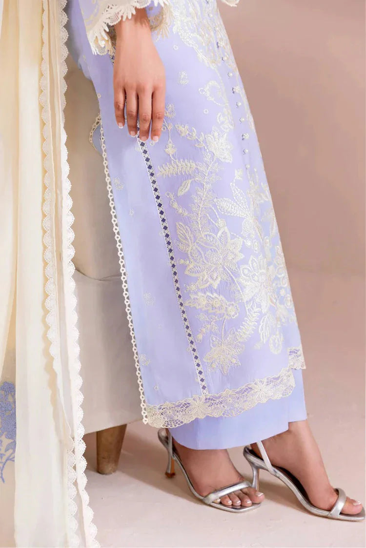 Picture of Manara - Magnolia Garden - MG 12 Iris - Unstitched - Available at Raja Sahib