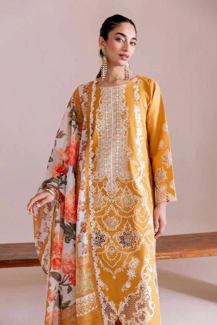 Picture of Manara - Magnolia Garden - MG 02 Marygold - Unstitched - Available at Raja Sahib