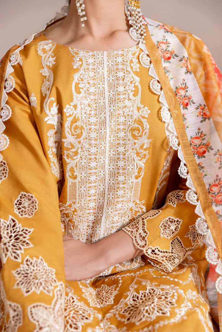 Picture of Manara - Magnolia Garden - MG 02 Marygold - Unstitched - Available at Raja Sahib