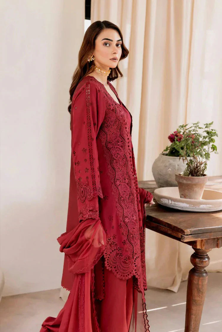 Picture of Manara - Magnolia Garden - MG 04 Scarlett - Unstitched - Available at Raja Sahib
