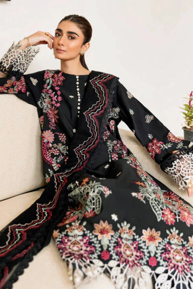 Picture of Manara - Magnolia Garden - MG 05 Midsummer Night - Unstitched - Available at Raja Sahib