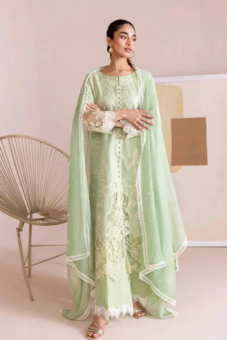 Picture of Manara - Magnolia Garden - MG 06 Sage - Unstitched - Available at Raja Sahib