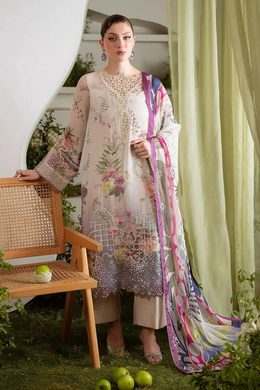 Picture of Nureh - Amaya Embroidered & Printed Chiffon Collection Vol 3 - AM-19 - Unstitched - Available at Raja Sahib