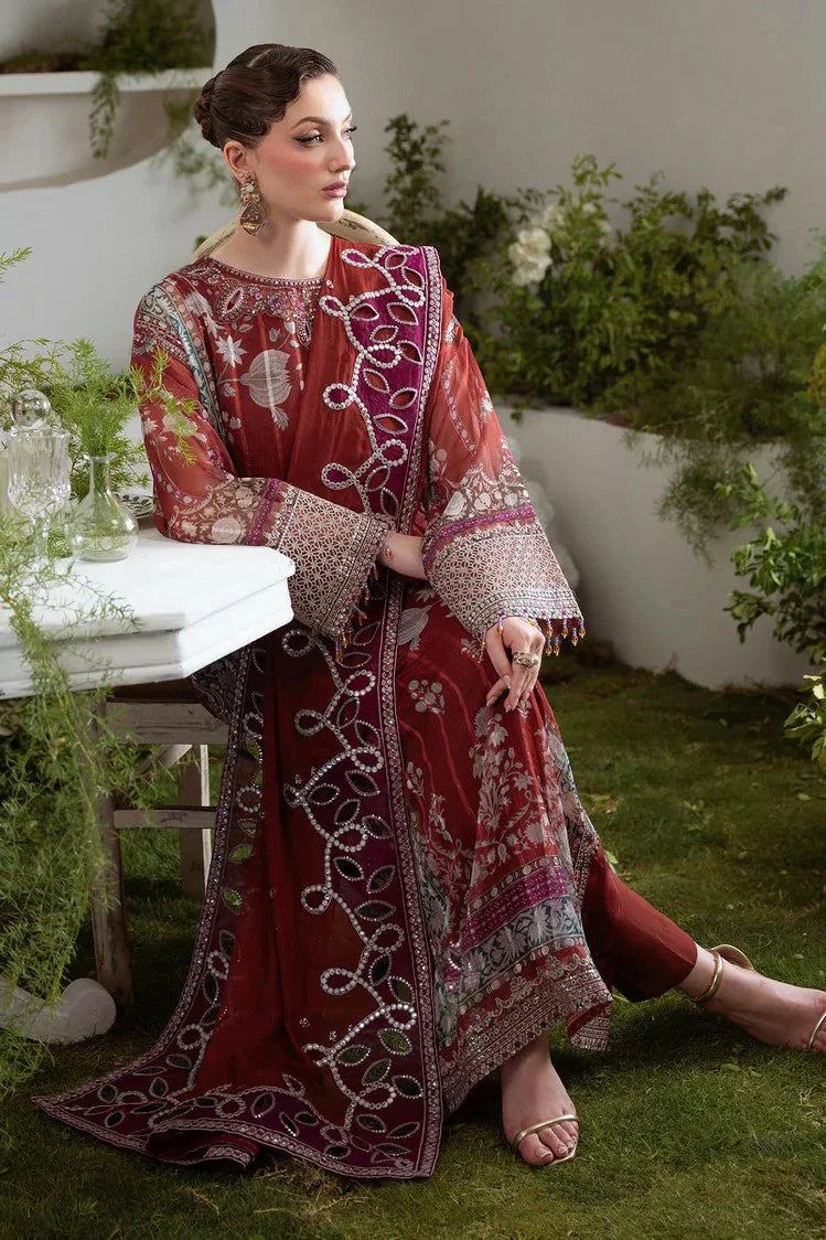 Picture of Nureh - Amaya Embroidered & Printed Chiffon Collection Vol 3 - AM-24 - Unstitched - Available at Raja Sahib