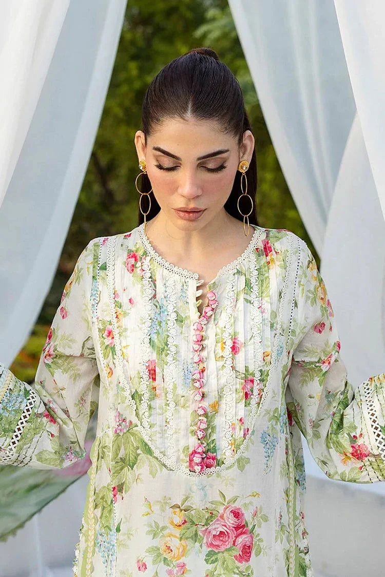 Picture of Elaf - Chiffon Print Collection - ECD-6A BLOSSOMEA - Unstitched - Available at Raja Sahib