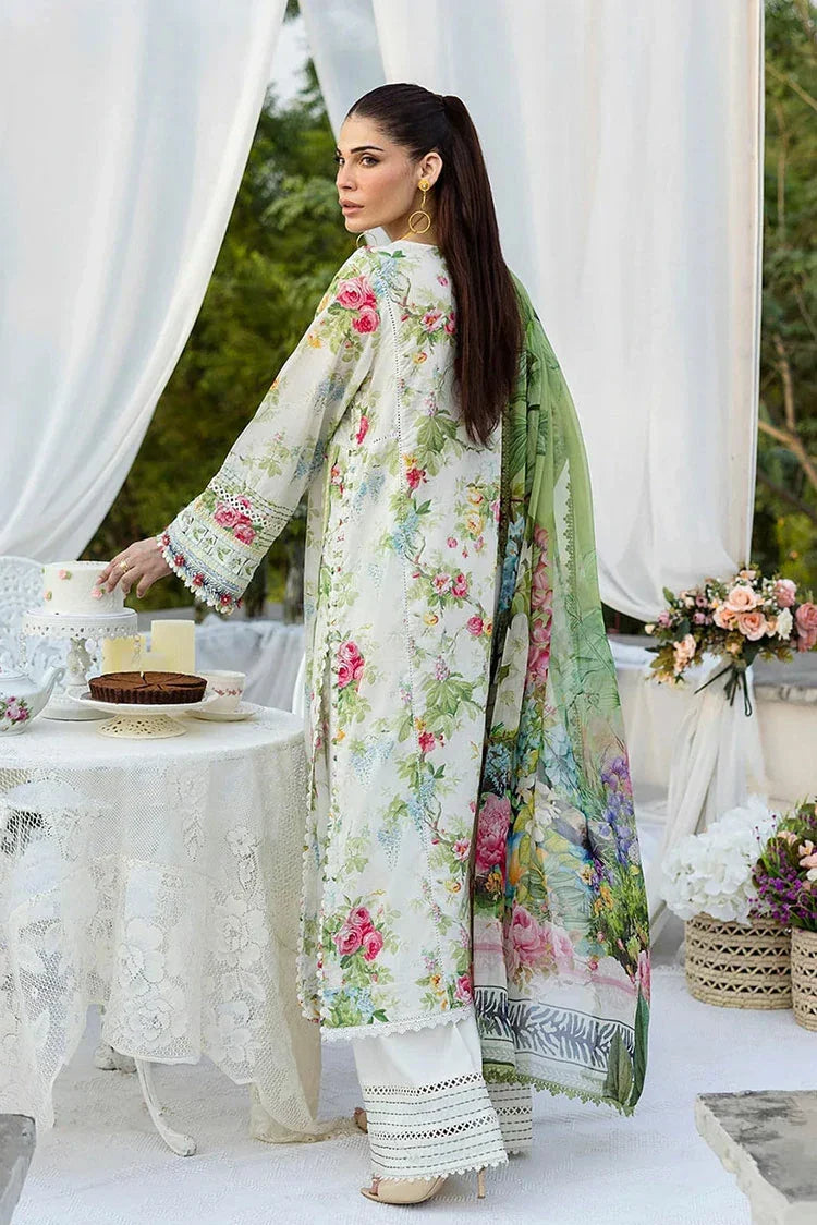 Picture of Elaf - Chiffon Print Collection - ECD-6A BLOSSOMEA - Unstitched - Available at Raja Sahib