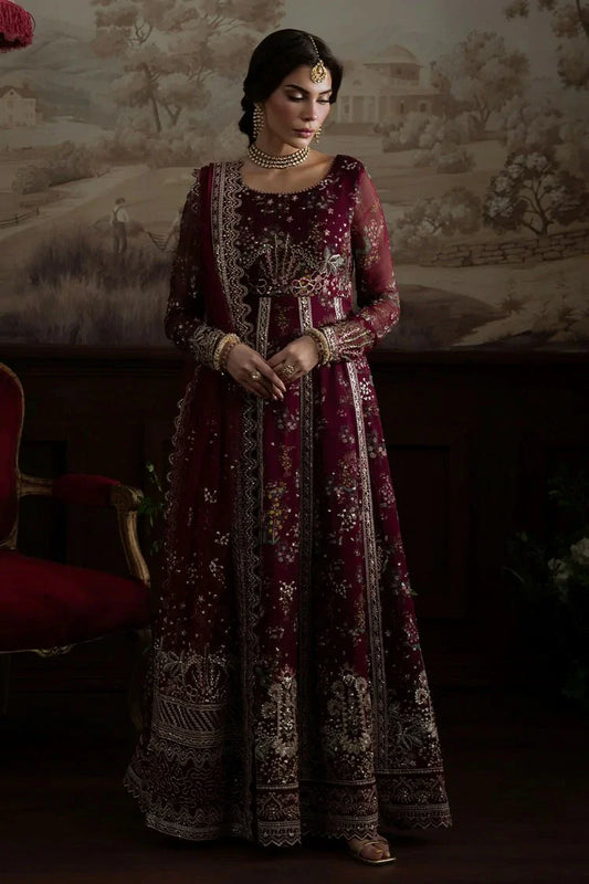 Nureh - Elanora Embellished And Embroidered Luxury Chiffon Collection Vol 2 - NEL-72 - Unstitched