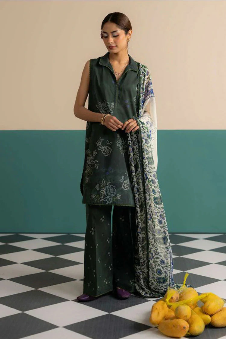 Zara Shahjahan - Coco Prints Vol 3 - KINA-6A - Unstitched
