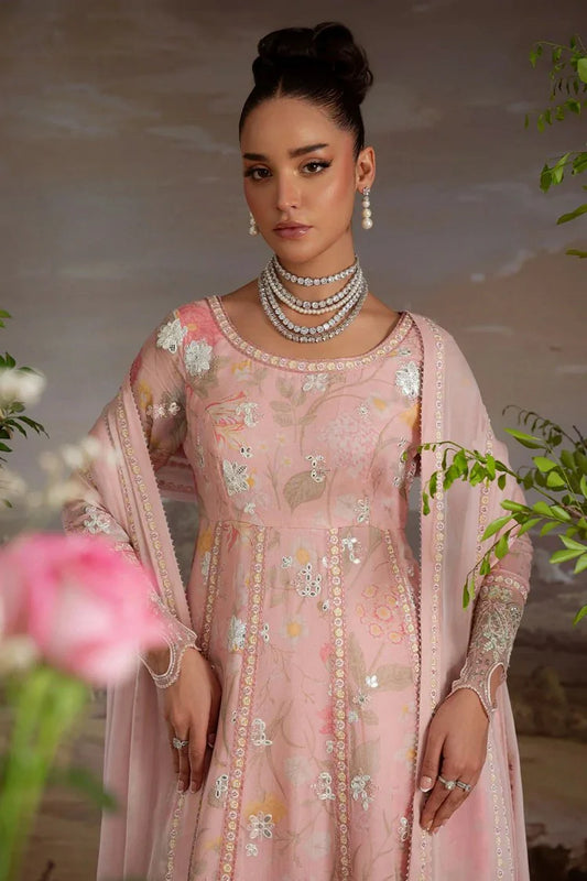 Nureh - Amaya Embroidered & Printed Chiffon Collection Vol 4 - AM-25 - Unstitched