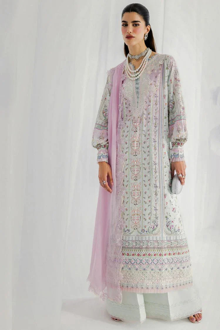 Qalamkar - Luxe Silk Festive Collection - LK-07 IDA - Unstitched