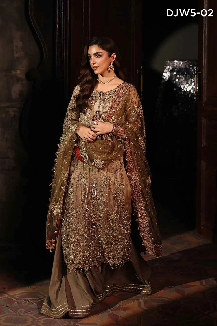 Charizma - Dastan-e-Jashan Premium Chiffon Collection Limited Edition Vol 1 - DJW5-02 - Unstitched