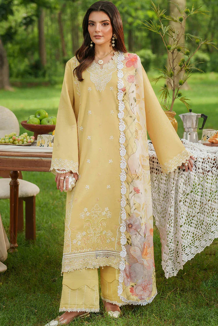 Asifa & Nabeel - Eden Cambric Collection - Golden Dust ECU25-10 - Unstitched