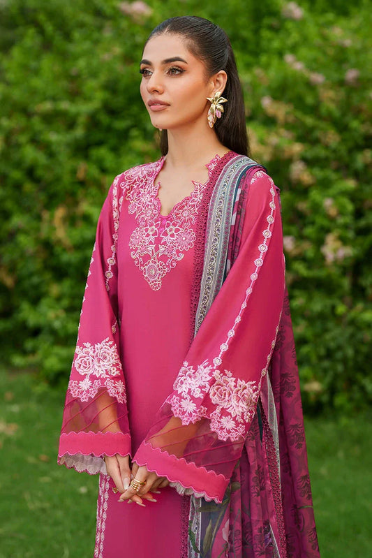 Asifa & Nabeel - Eden Cambric Collection - Pink Reverie ECU25-06 - Unstitched