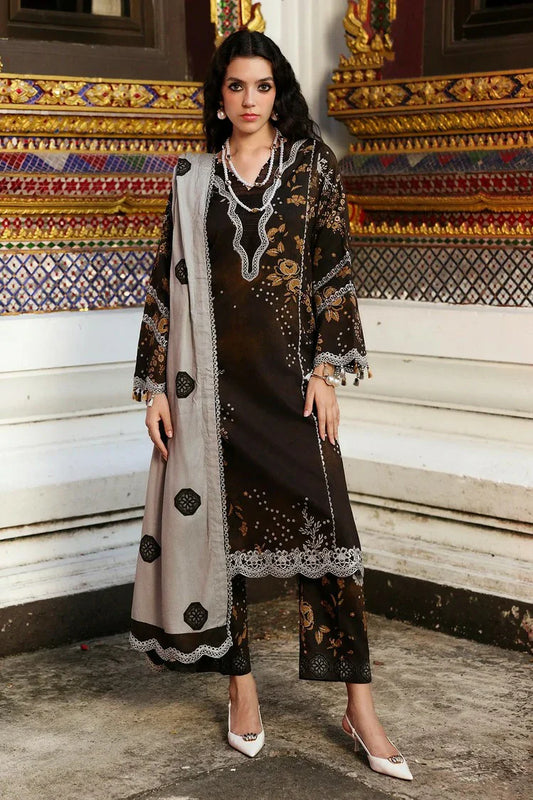 Charizma - Combination Embroidered Linen Collection Vol 1 - CCW6-09 - Unstitched