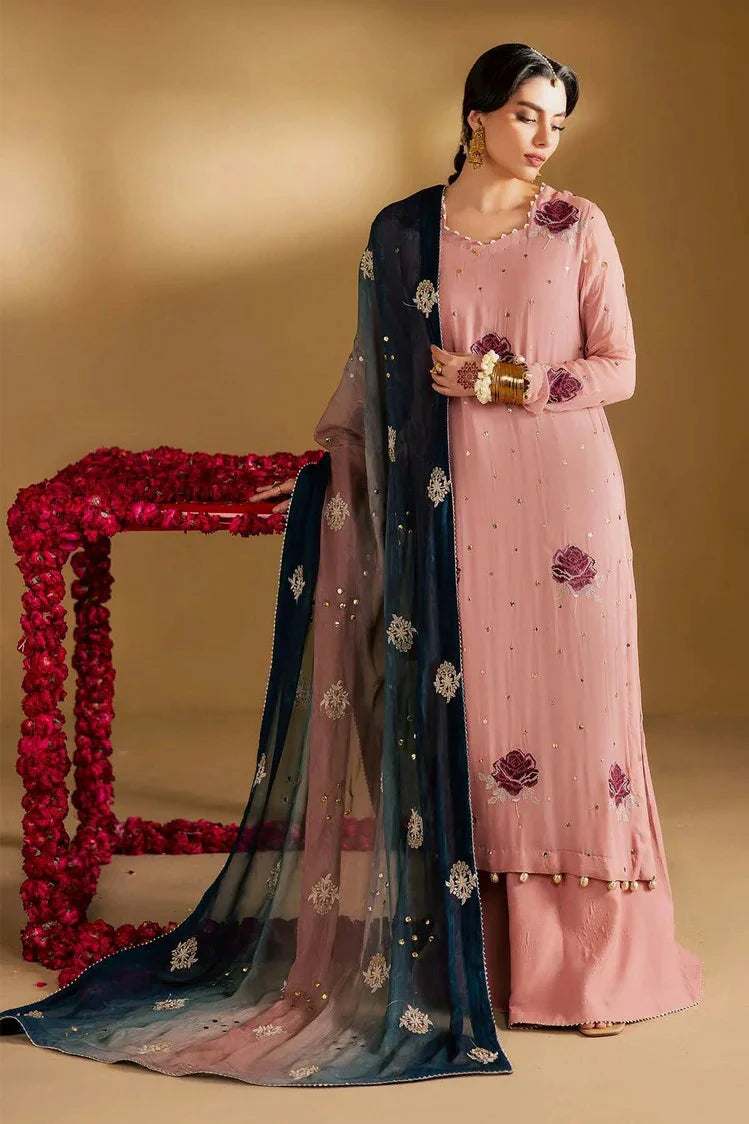 Nureh - Mukeshkari Embroidered Mukesh Chiffon Collection Vol 2 - MK-14 - Unstitched