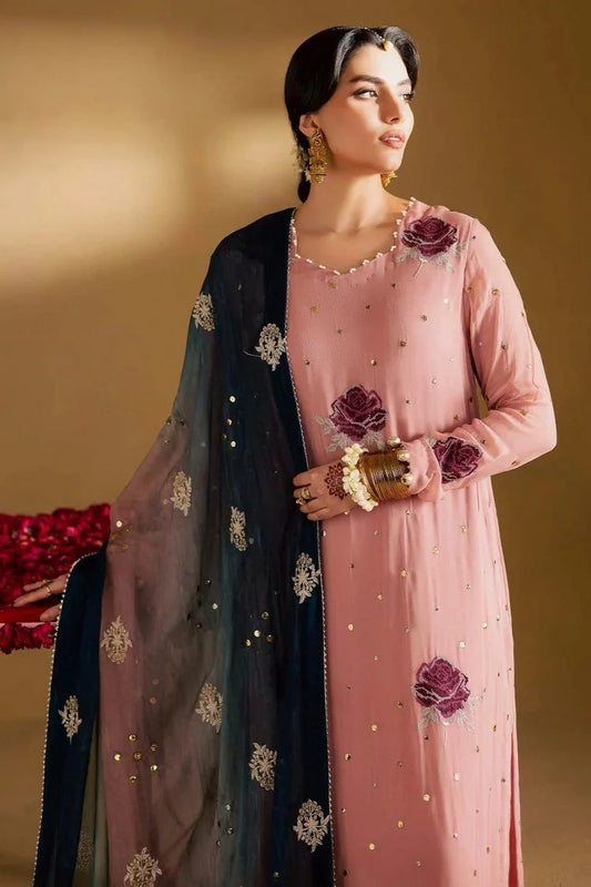 Nureh - Mukeshkari Embroidered Mukesh Chiffon Collection Vol 2 - MK-14 - Unstitched