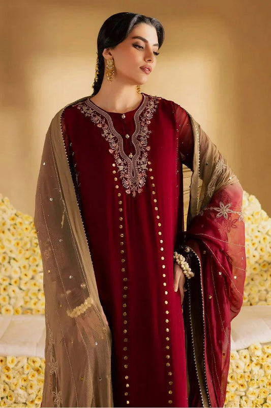 Nureh - Mukeshkari Embroidered Mukesh Chiffon Collection Vol 2 - MK-16 - Unstitched