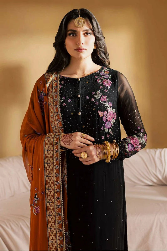 Nureh - Mukeshkari Embroidered Mukesh Chiffon Collection Vol 2 - MK-18 - Unstitched