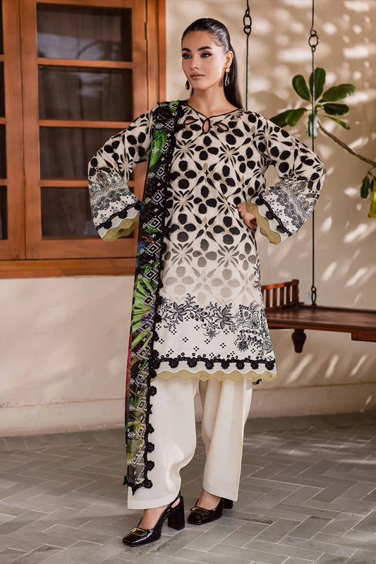 Nureh - Signature Prints Printed Viscose Slub Linen Collecton Vol 1 - SP-166 - Unstitched