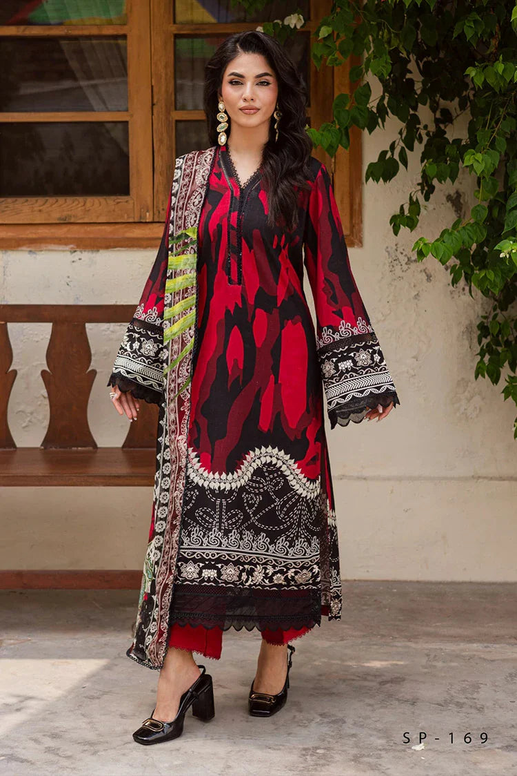 Nureh - Signature Prints Printed Viscose Slub Linen Collecton Vol 1 - SP-169 - Unstitched