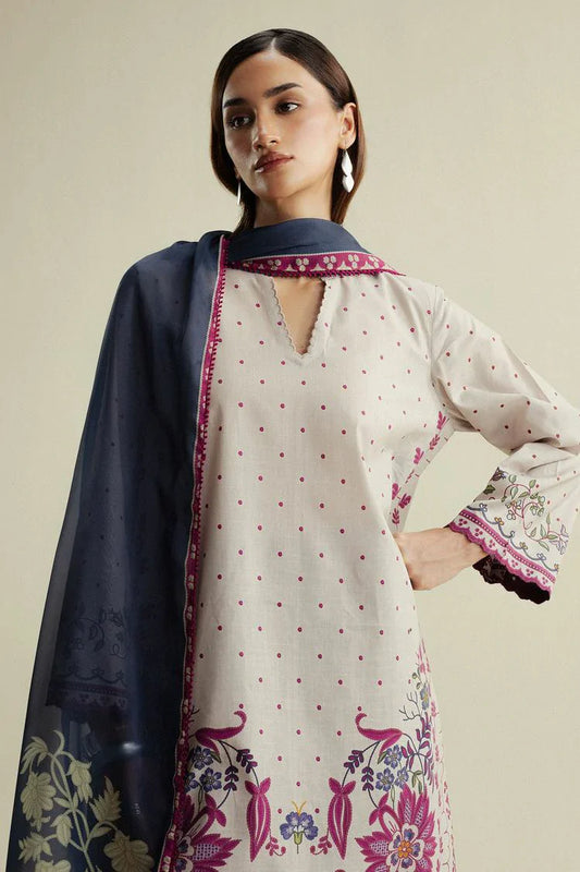 Zara Shahjahan - Coco Prints Vol 4 - Muse-2A - Unstitched
