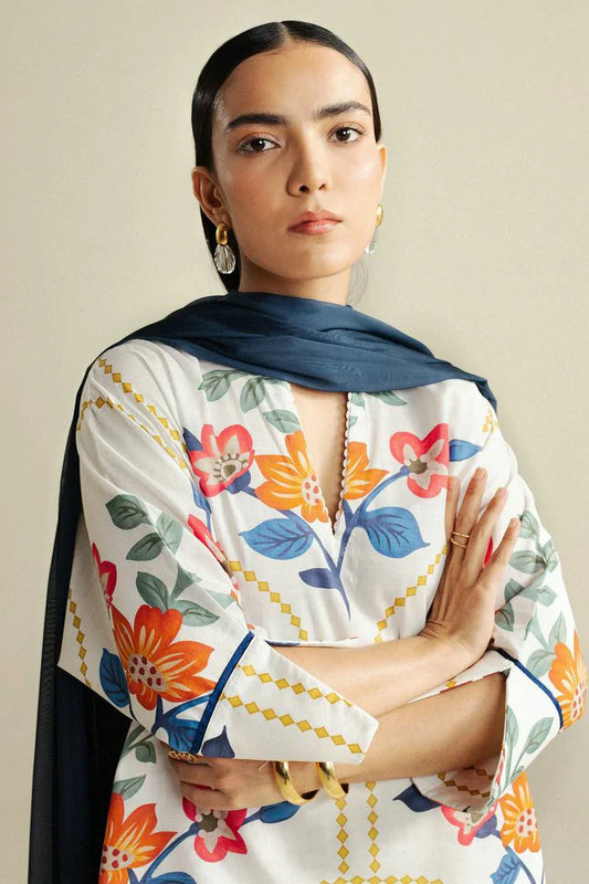 Zara Shahjahan - Coco Prints Vol 4 - Loom-3A - Unstitched