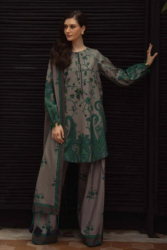 Charizma - C Prints Printed Linen Collection Vol 1 - CPW5-07 - Unstitched