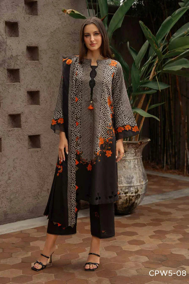 Charizma - C Prints Printed Linen Collection Vol 1 - CPW5-08 - Unstitched