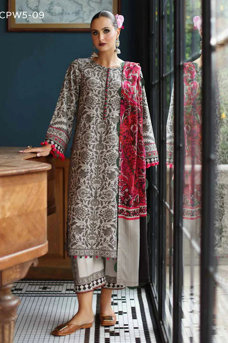 Charizma - C Prints Printed Linen Collection Vol 1 - CPW5-09 - Unstitched