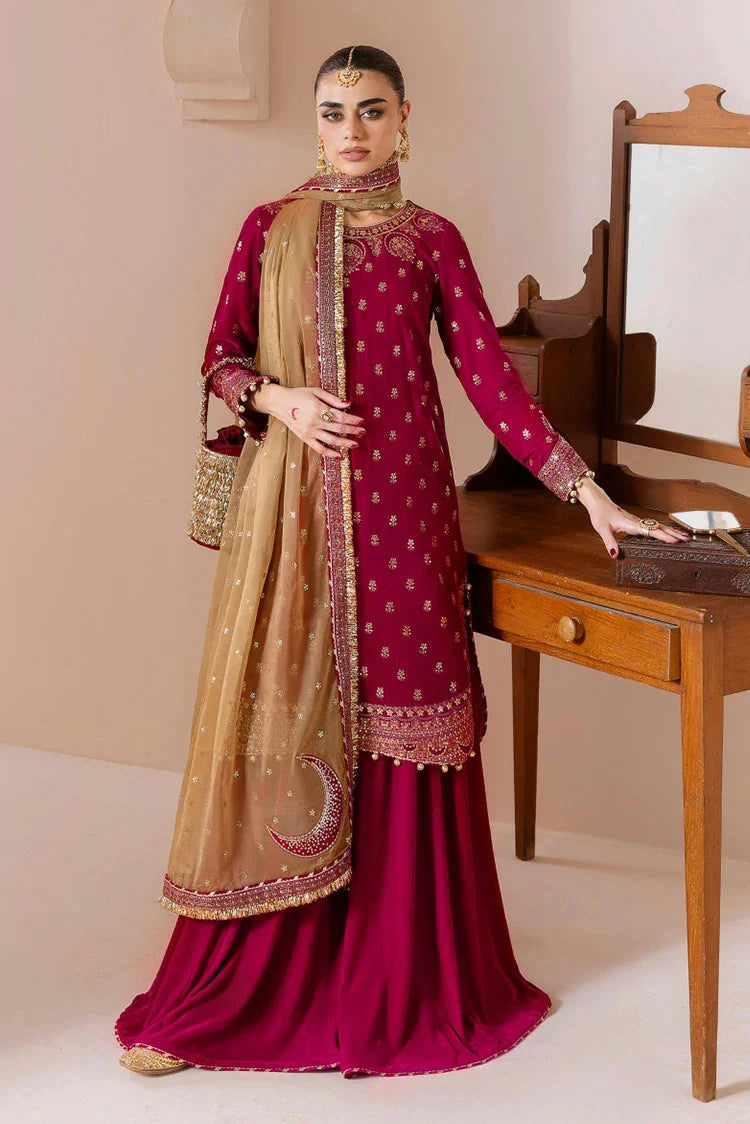 Jazmin - Chaandani Luxury Velvet Formals - CVF D-11 SHIREEN - Unstitched