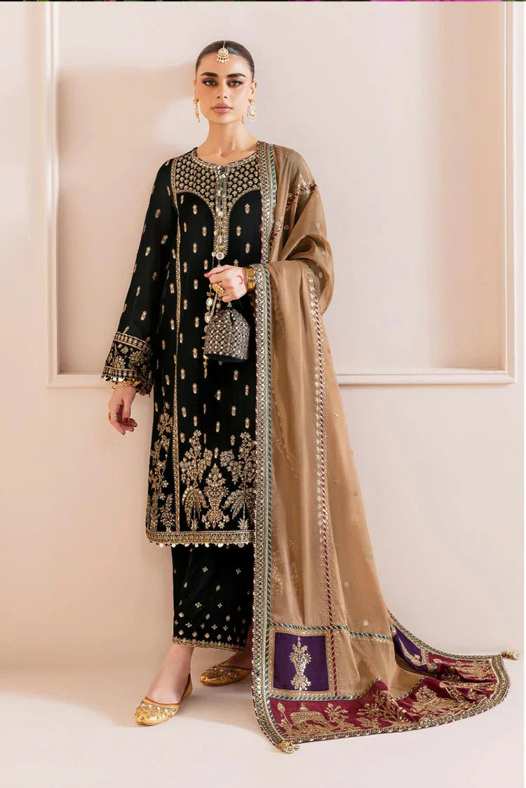 Jazmin - Chaandani Luxury Velvet Formals - CVF D-01 RAANI - Unstitched