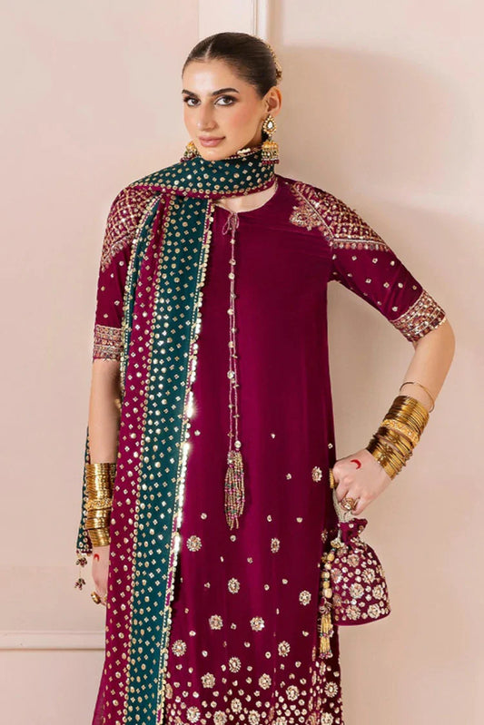 Jazmin - Chaandani Luxury Velvet Formals - CVF D-02 GAUHAR - Unstitched