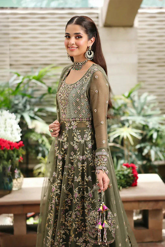 Roheenaz - Aangan Chiffon Collection - RUNCH250104 MEHWAR - Unstitched