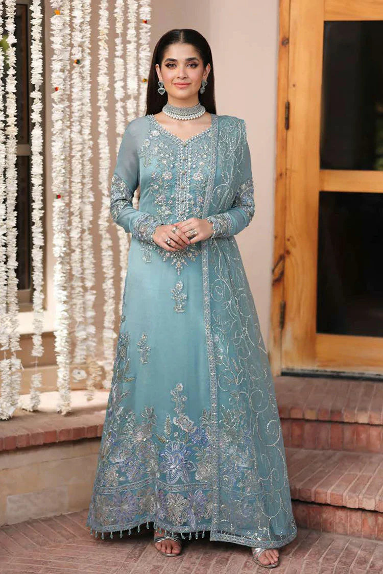 Roheenaz - Aangan Chiffon Collection - RUNCH250106 WAFA - Unstitched